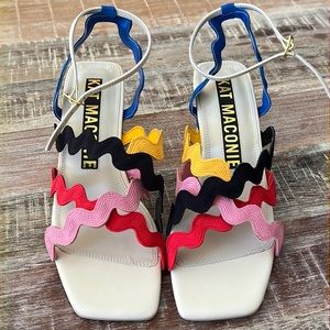 NWOT Kat Maconie Esta Sandals - Pearl / Multi - 40 (9)
